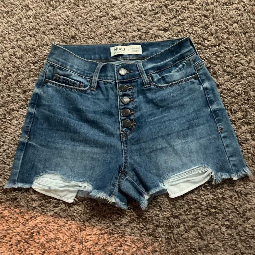 Blue Jean high waisted shorts